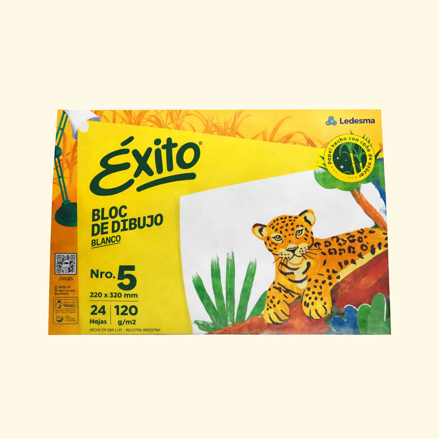 Block de dibujo Éxito N°5 blanco