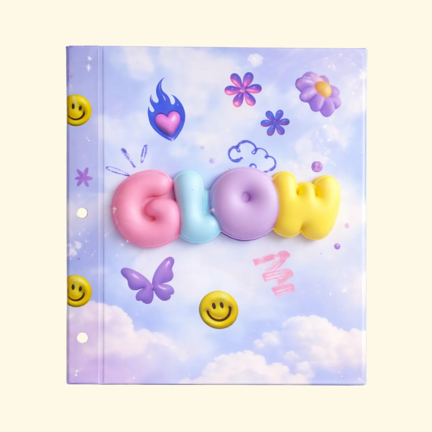 Carpeta con Relieve Decorado