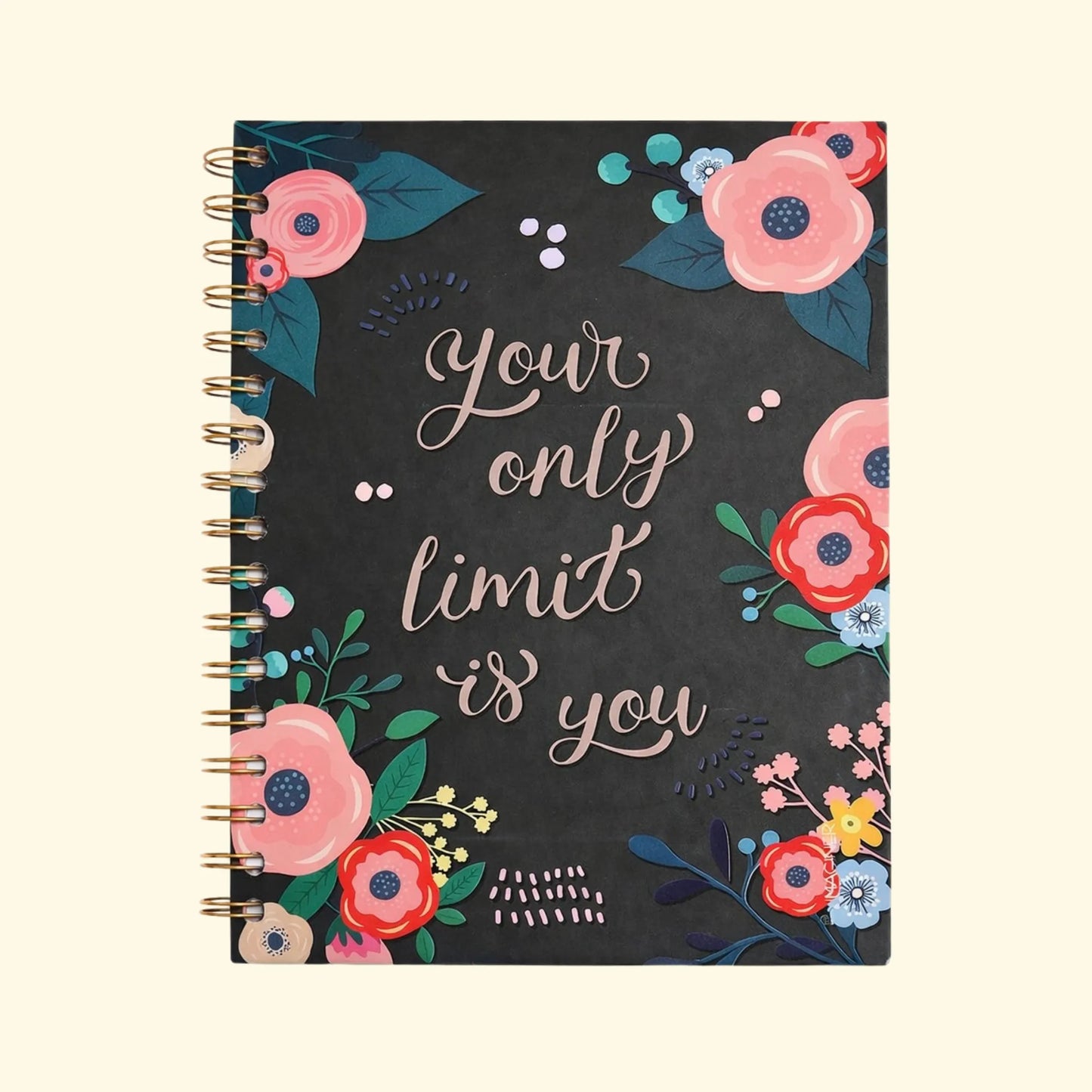 Cuaderno A5 Tapa Dura – Espiralado Rayado