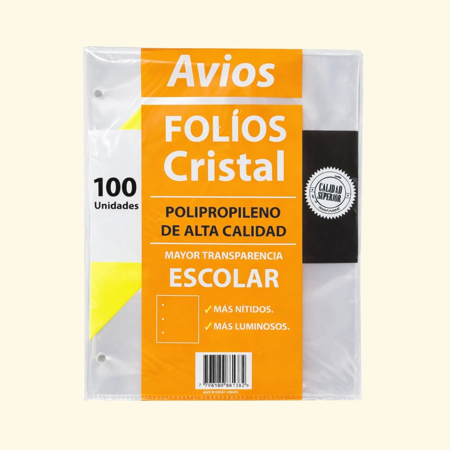 Folios cristal Avios n°3 x10