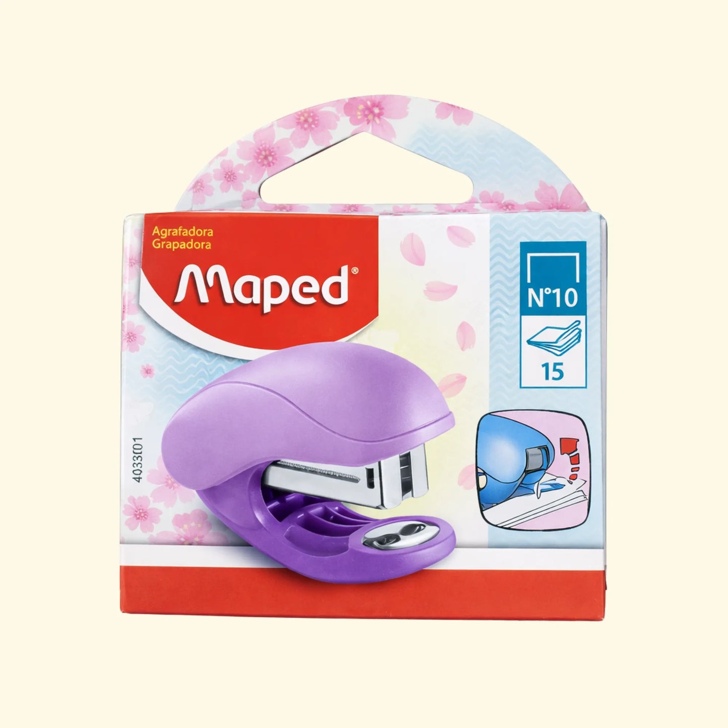 Abrochadora Maped Mini N°10 – Color Violeta