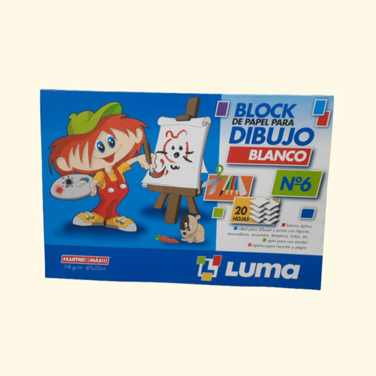 Block Luma Blanco – 20 Hojas
