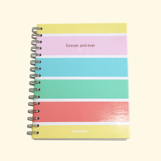 Cuaderno A5 Tapa Dura – Espiralado Rayado