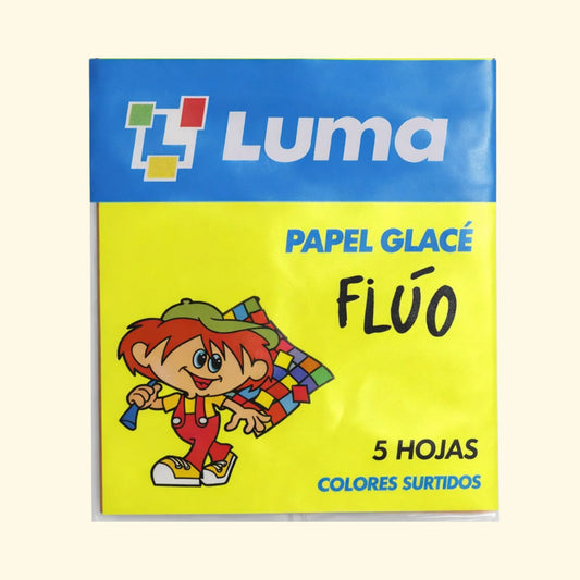 Papel Glacé Flúo Luma